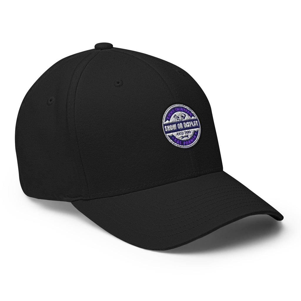 The Show or Display Not a Replica Black FlexFit Twill Cap