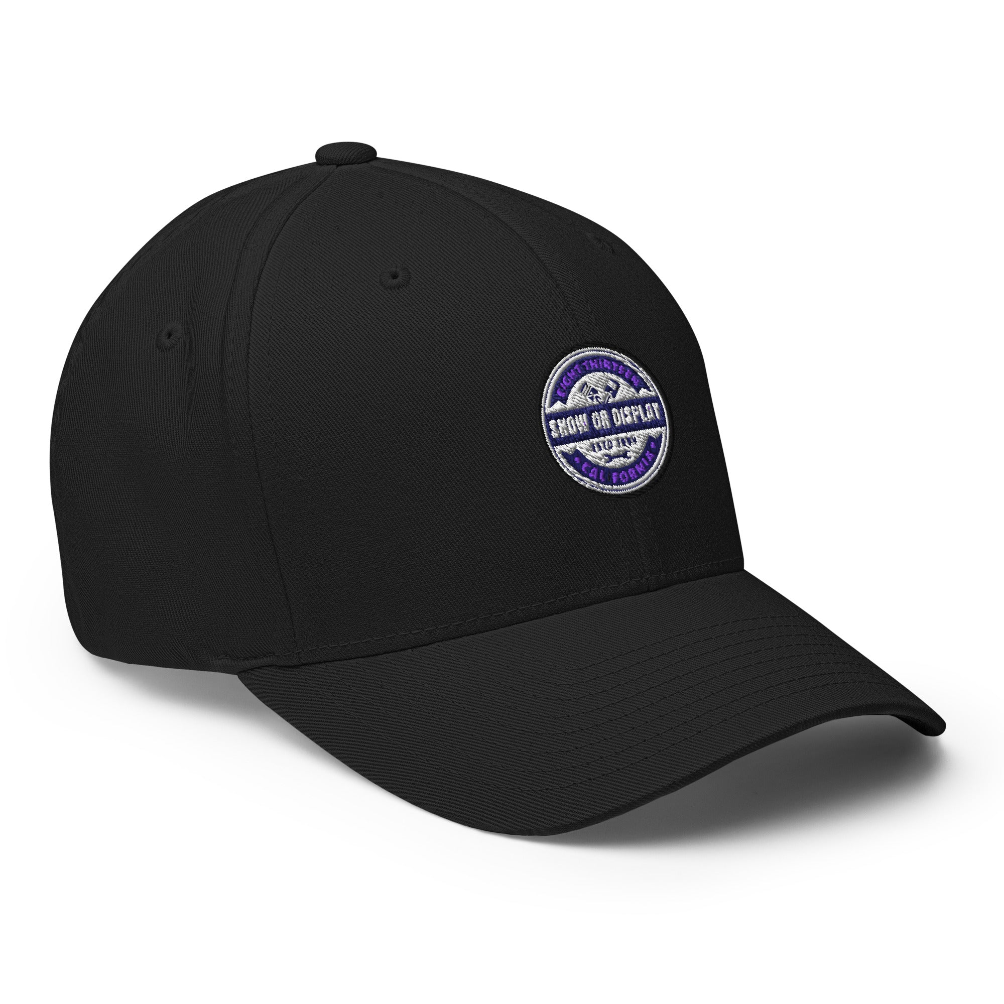 The Show or Display Not a Replica Black FlexFit Twill Cap
